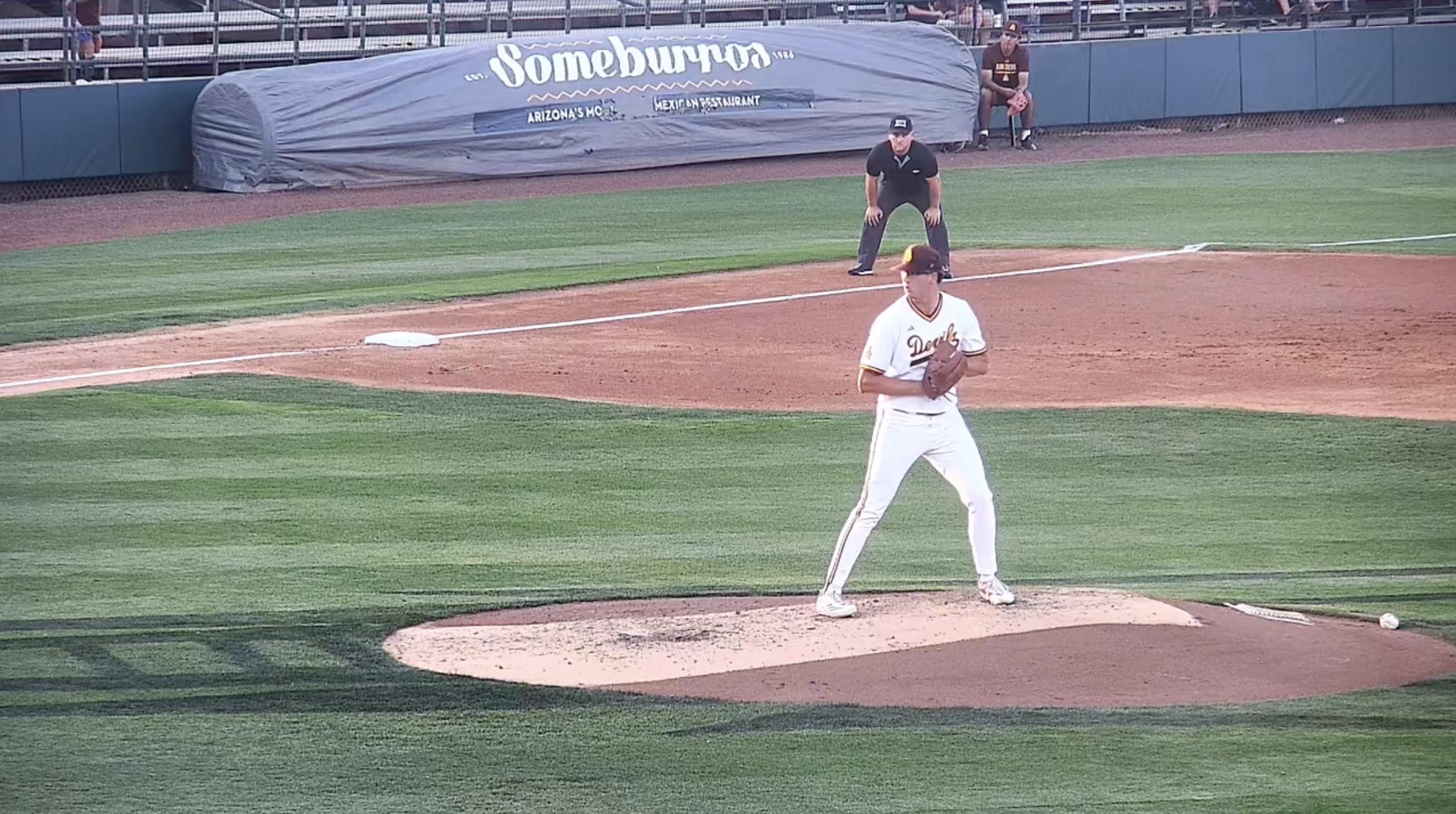Left Handed Pitcher AWRE AIR camera view